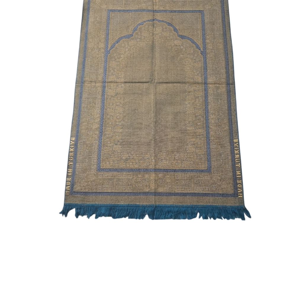 Green Floral Prayer Rug - Picture 2 of 7